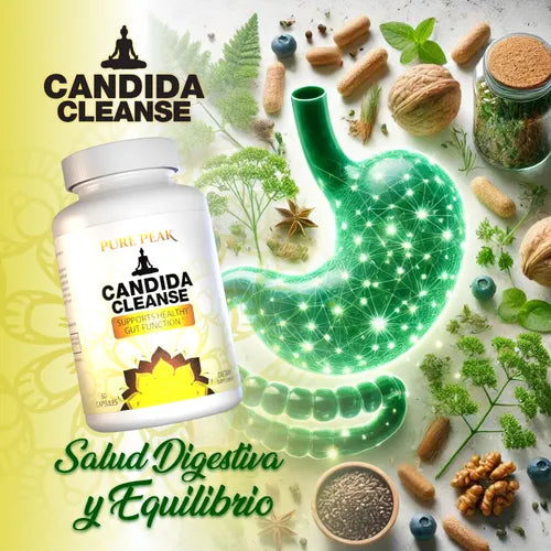 Candida Cleanse - Soporte para Intestino y Colon